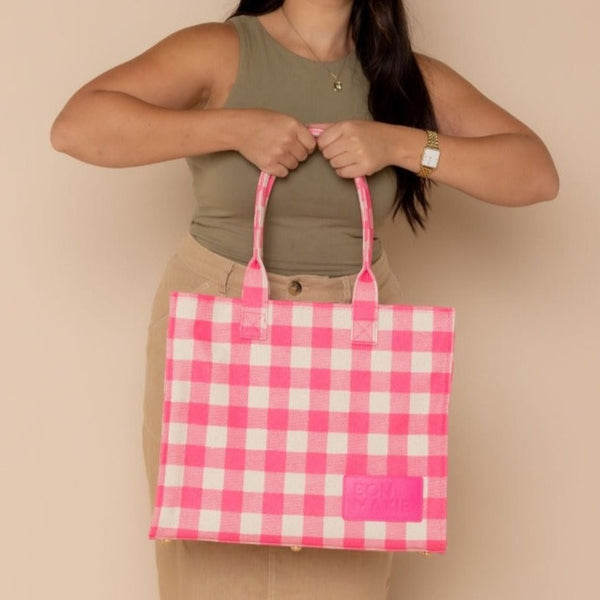 Pink 2025 gingham bag