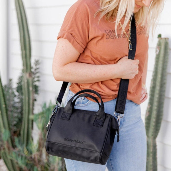 Small Leather Cross-Body Sling Bag - Bon Voyage