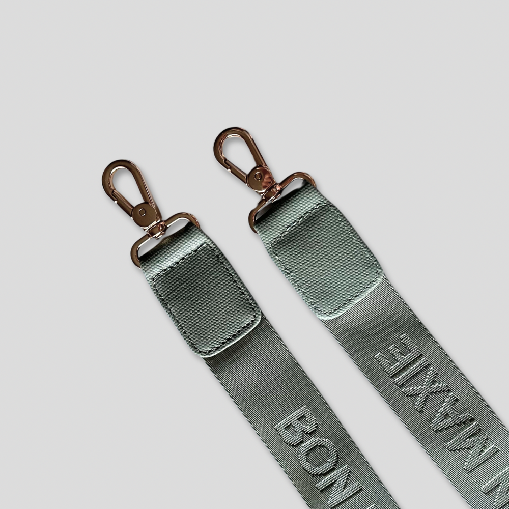 Logo Bag Strap Nylon -- Sage