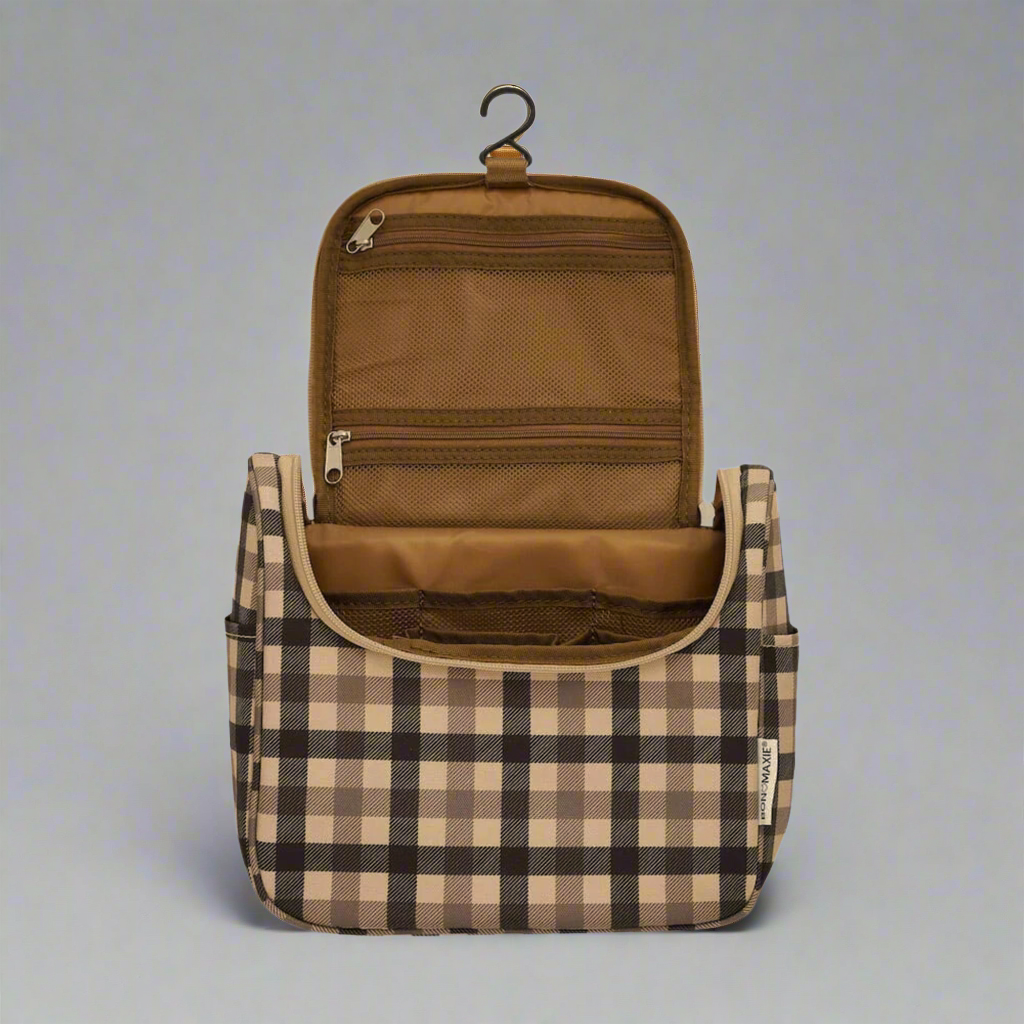 Bon Voyage Travel Toiletry Bag -- Tartan