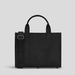 Mini Bon Vivant Structured Tote Bag 2.0 - Black Bags Gunmetal