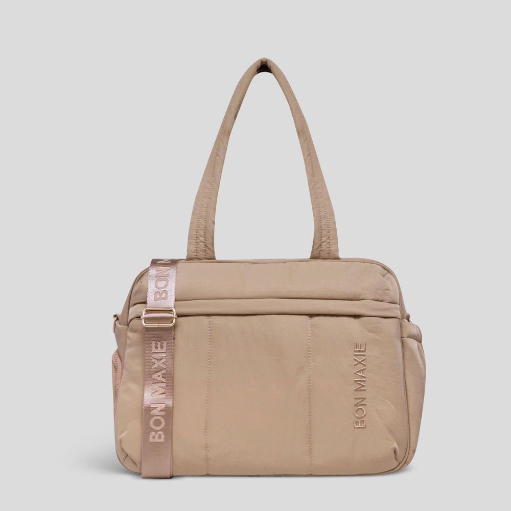 Everyday Puffy Duffel Bag - Tan Bags