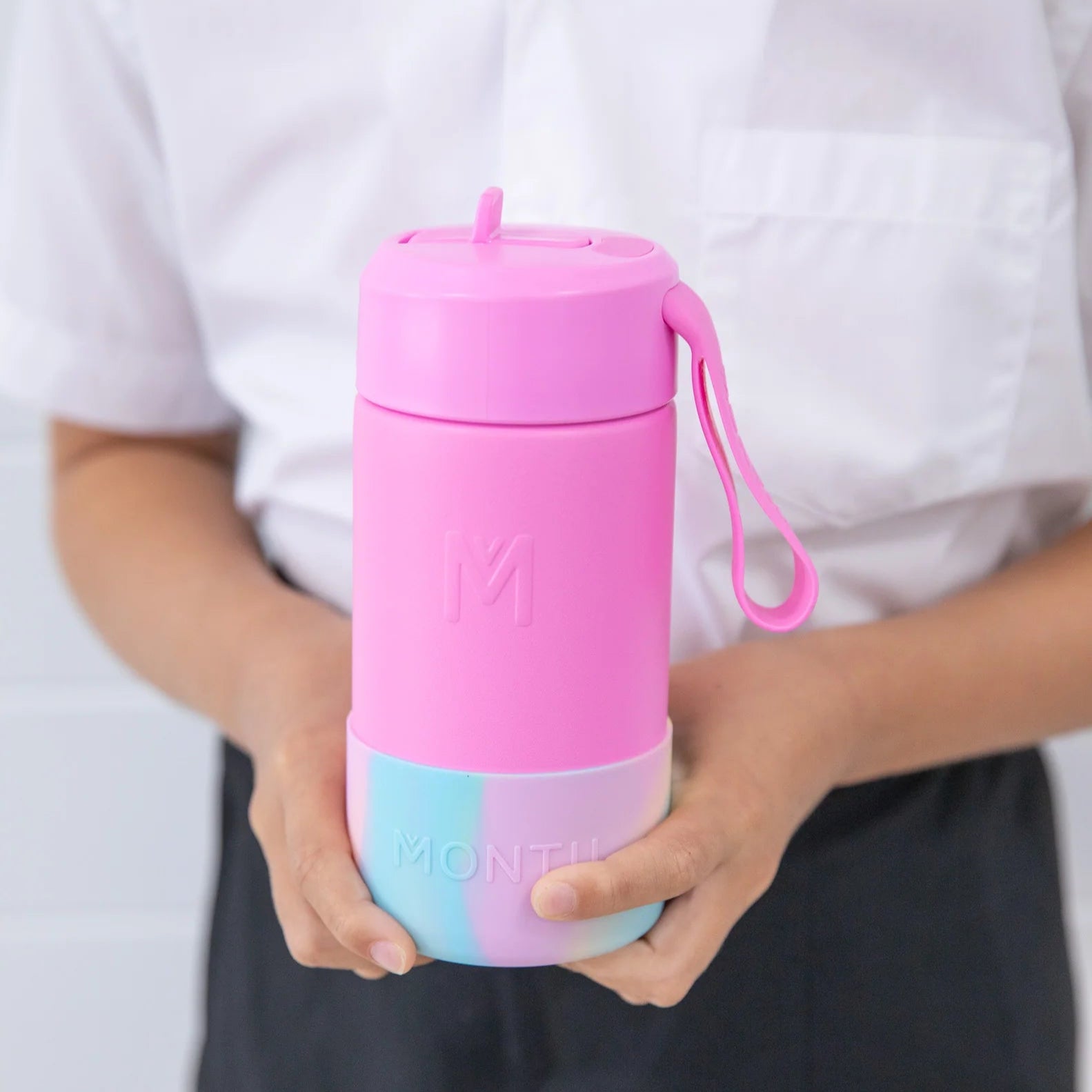 Montii 350ml Insulated Drink Bottle -- Floss