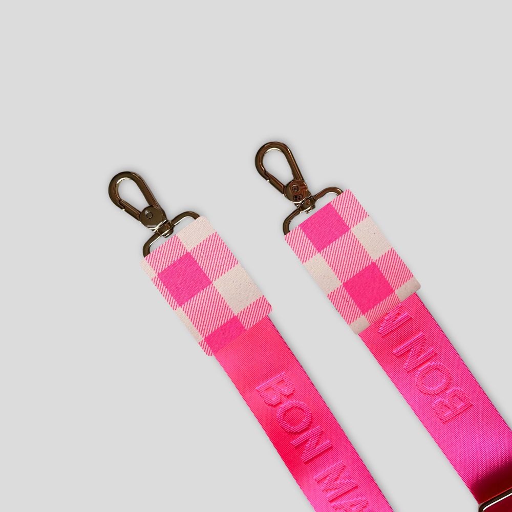 Logo Strap Nylon -- Neon Pink