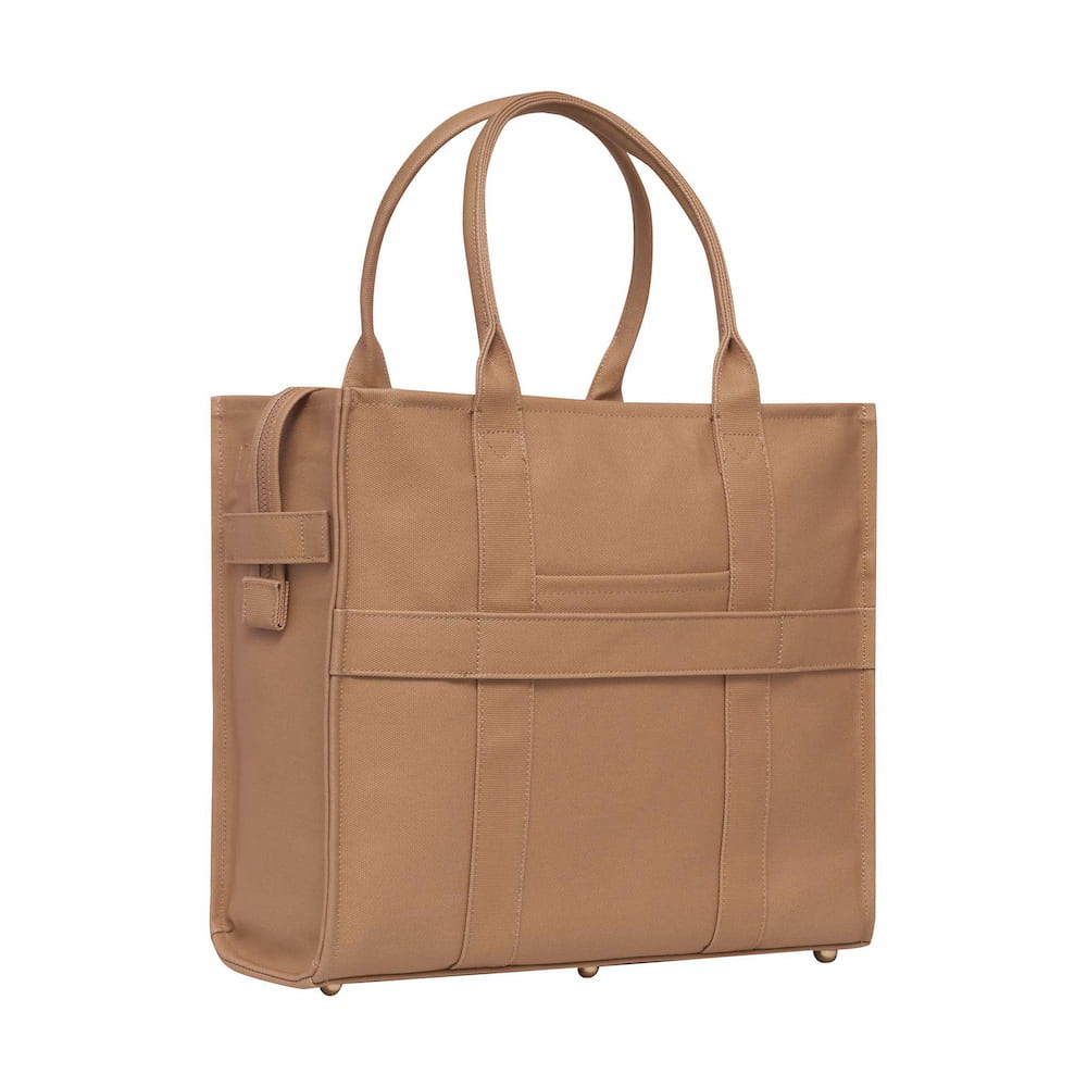 Large Bon Vivant Structured Tote Bag - Tan Bags