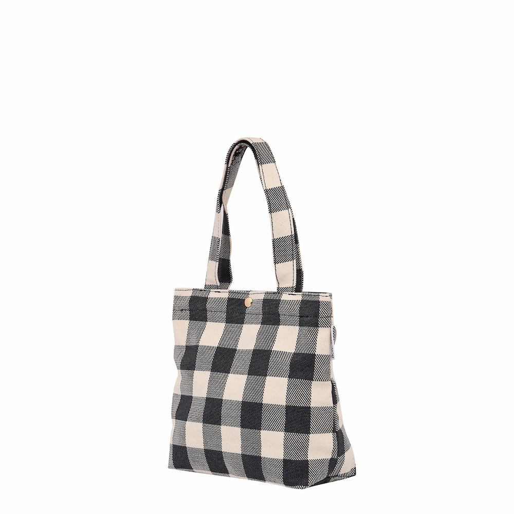 Mini Bonnie Tote Bag - Black Gingham Bags BLACK GINGHAM