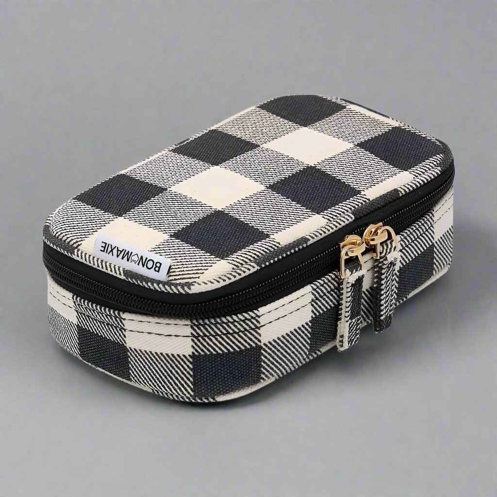 Handy Handle Case - Black Gingham Handy Pouches + Cases