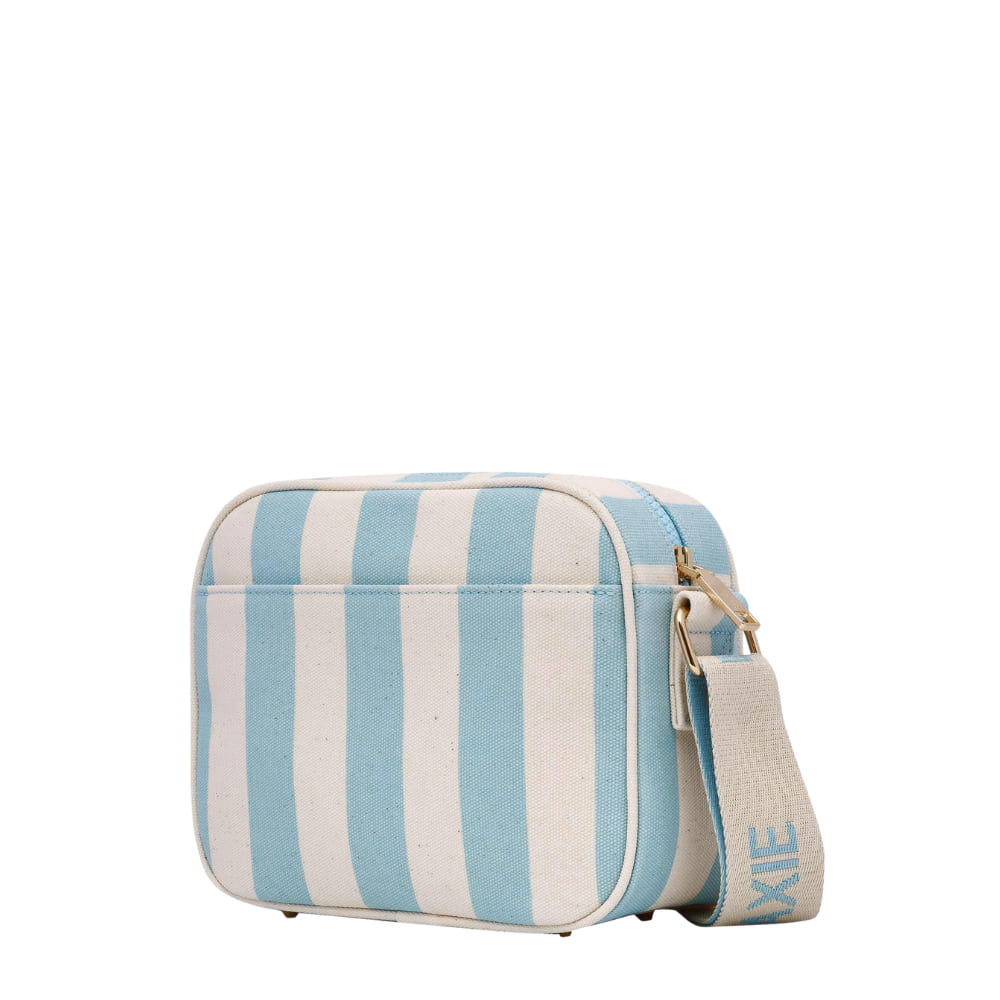 Sidekick Crossbody Bag - Blue Stripe Bags Gold