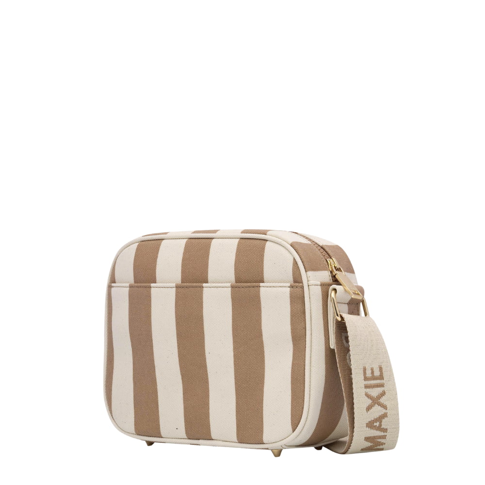 Sidekick Crossbody Bag - Tan Stripe Bags