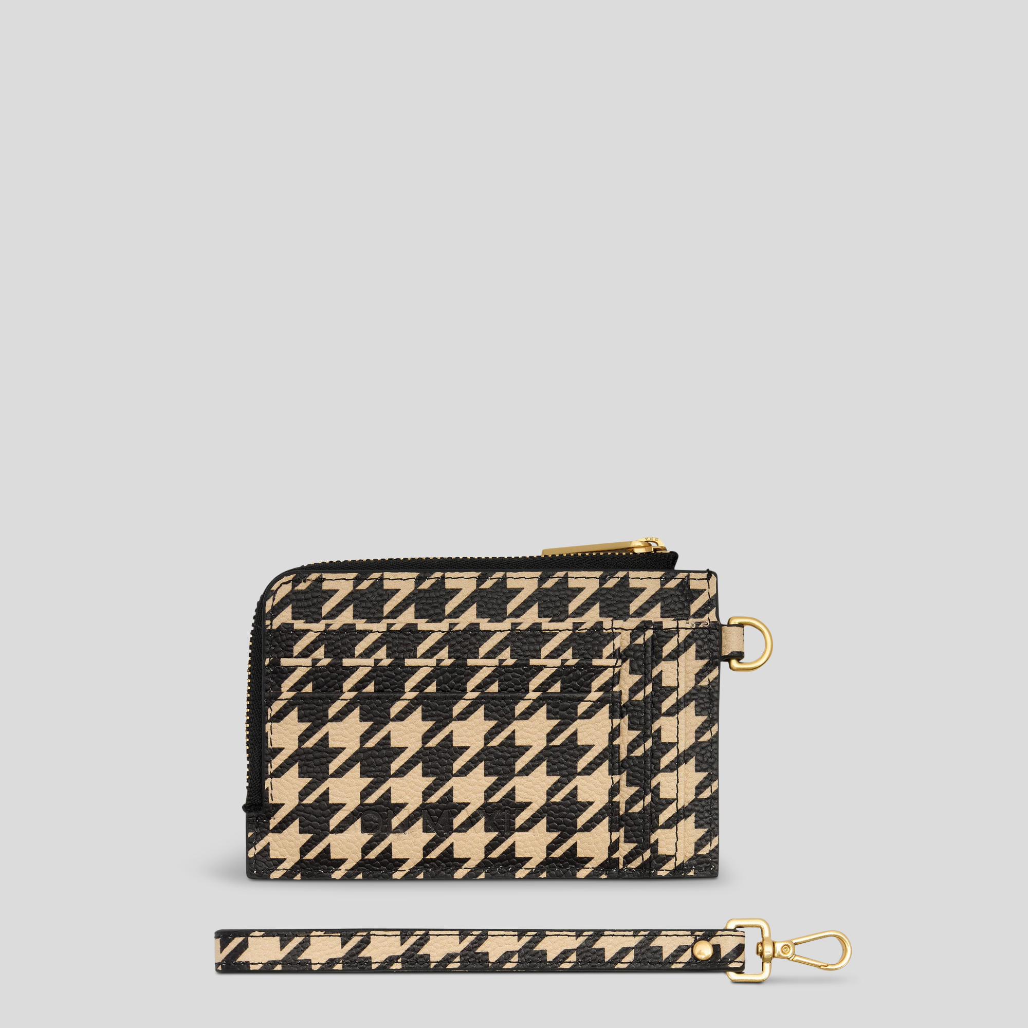 Everyday Mini Wallet -- Black Houndstooth