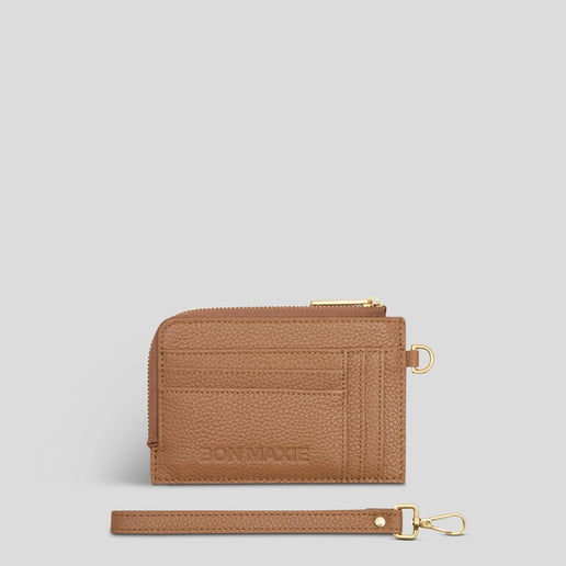 Everyday Mini Wallet - Tan Wallets Brushed Gold