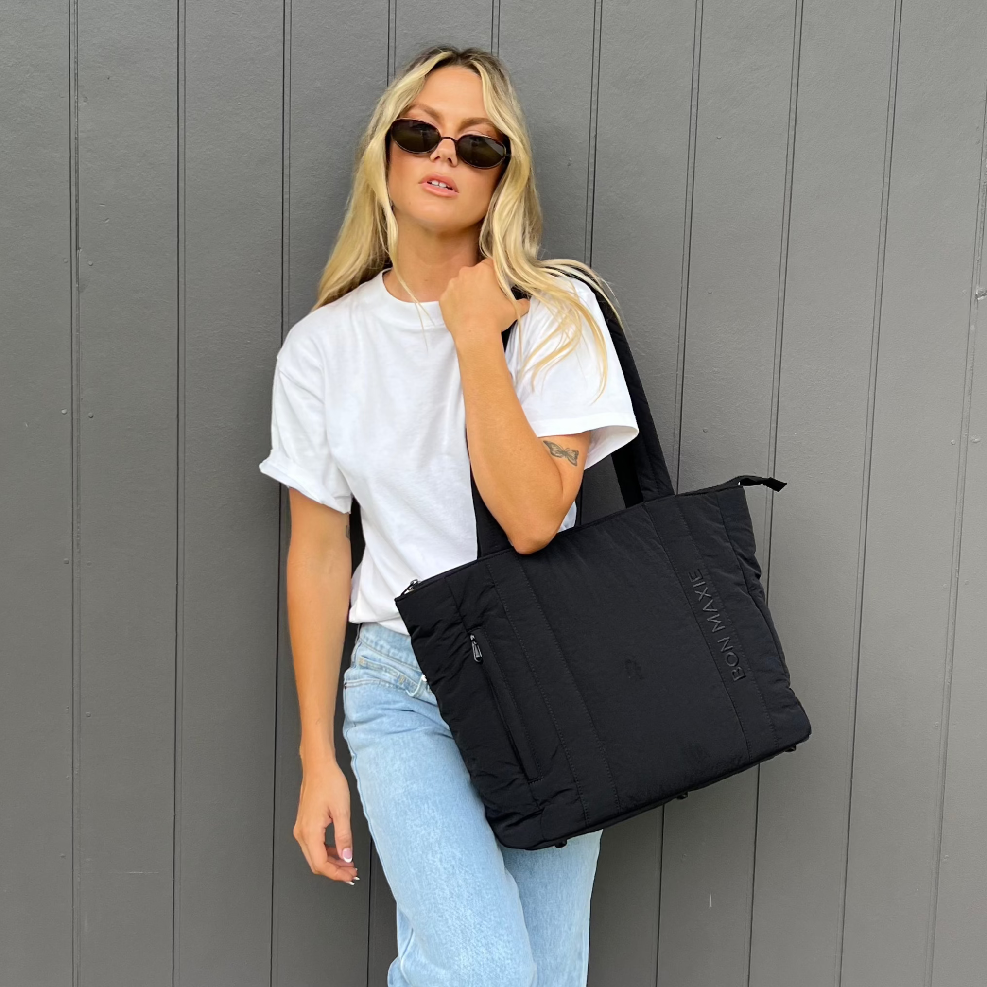 Everyday Nylon Tote -- Black