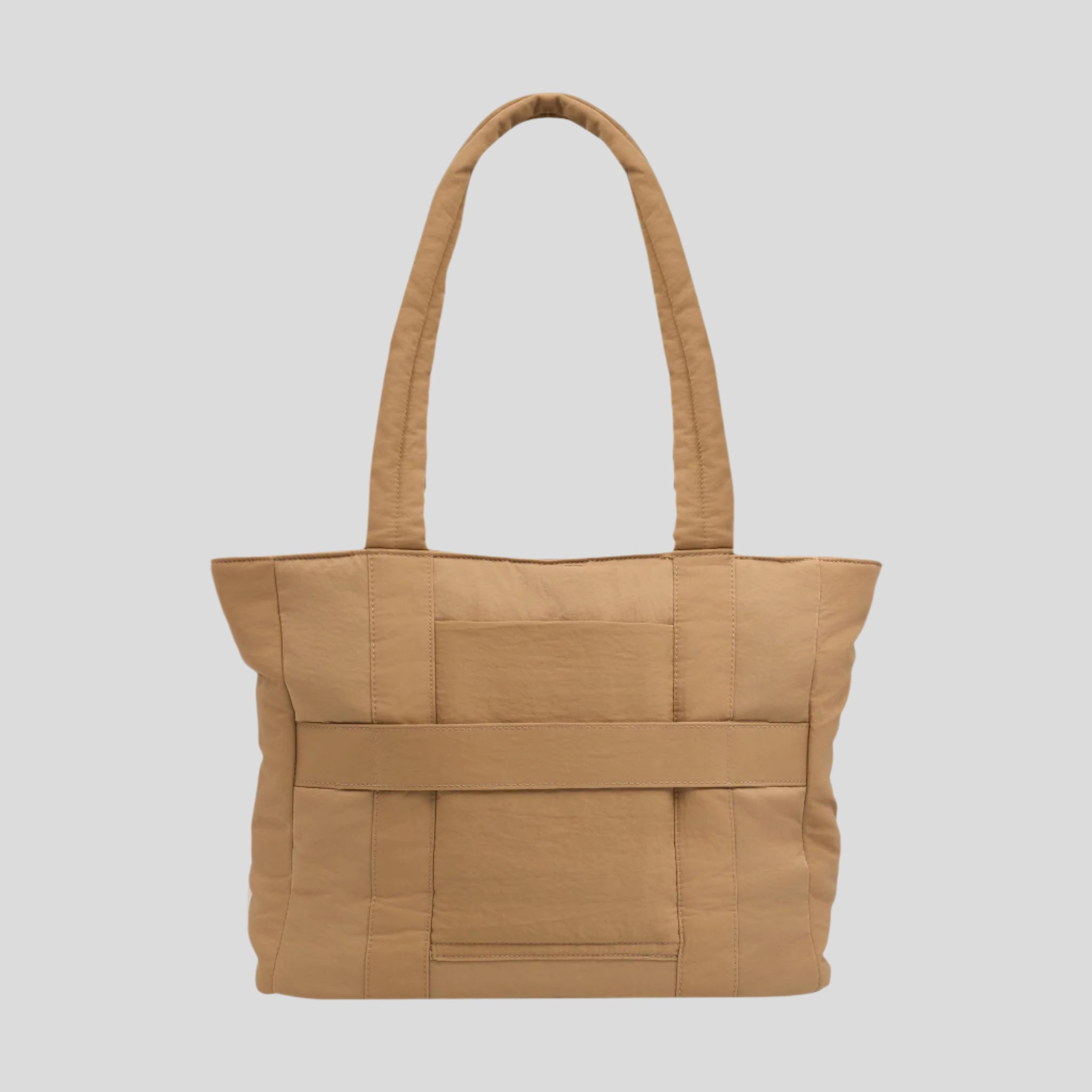 Everyday Nylon Tote -- Tan