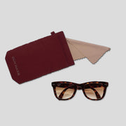 Easy - Squeezy Glasses Case - Burgundy Glasses Case