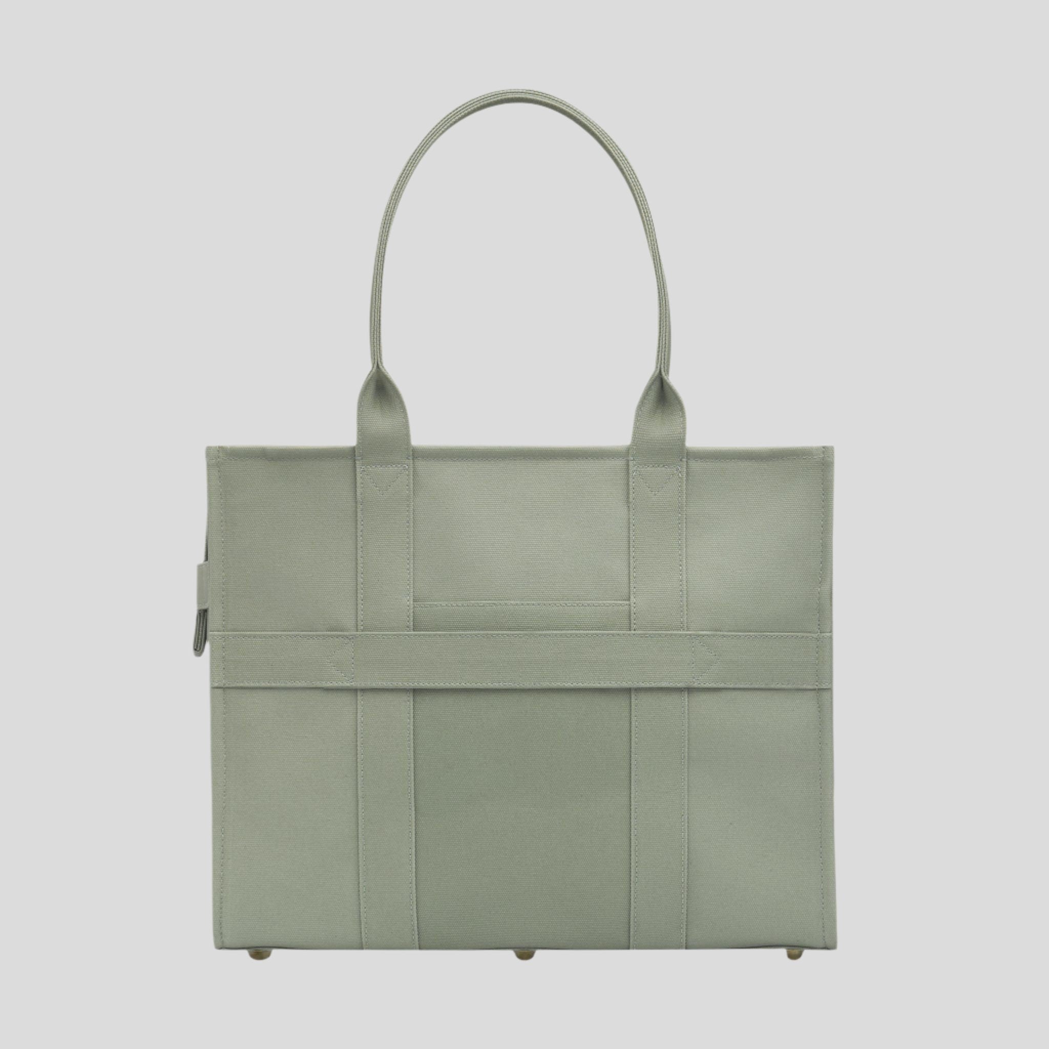 Large Bon Vivant Structured Tote Bag -- Sage