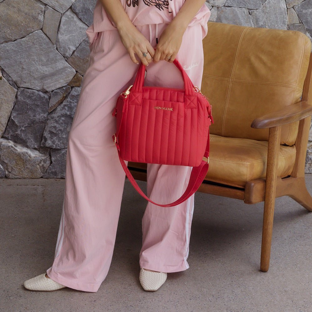 Puffy Pillow Crossbody Bag - Red Bags