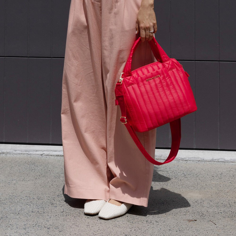 Puffy Pillow Crossbody Bag - Red Bags