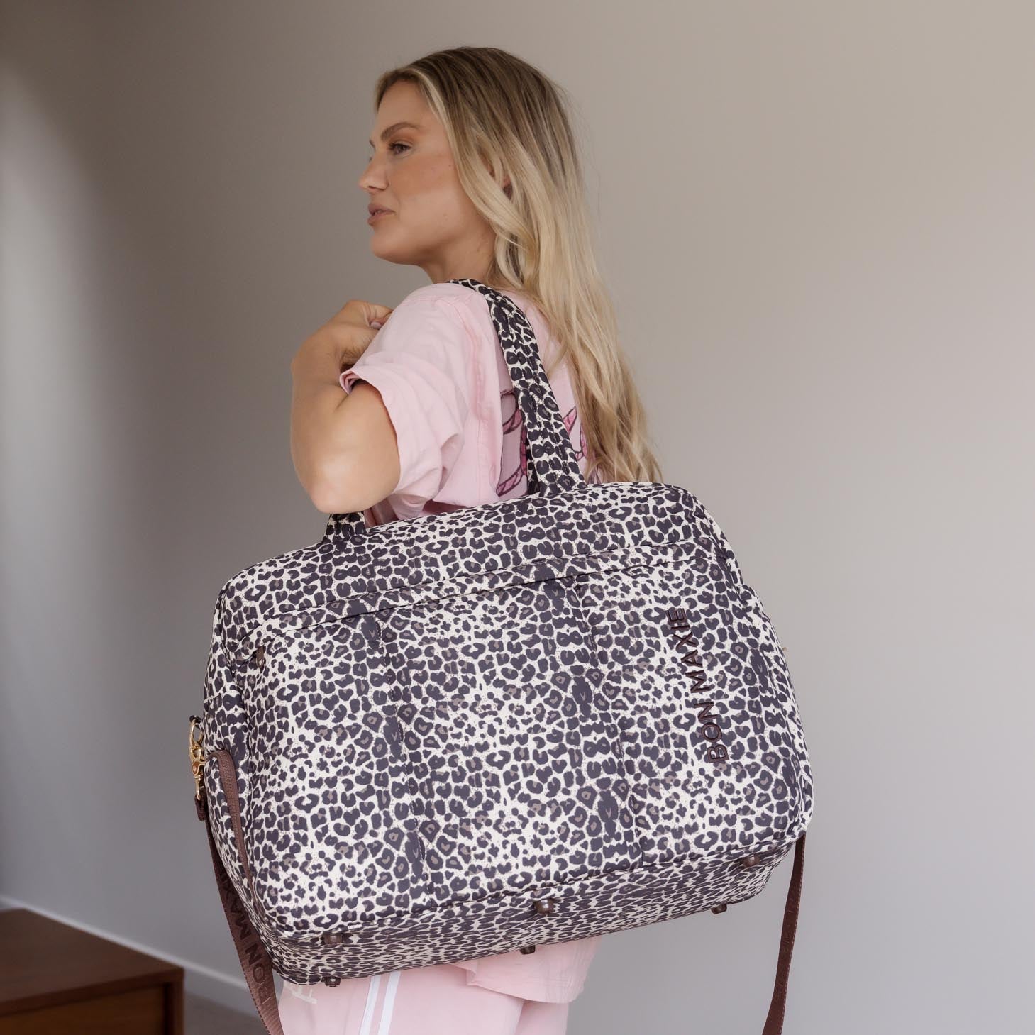 Weekender Puffy Duffel Bag - Leopard Bags