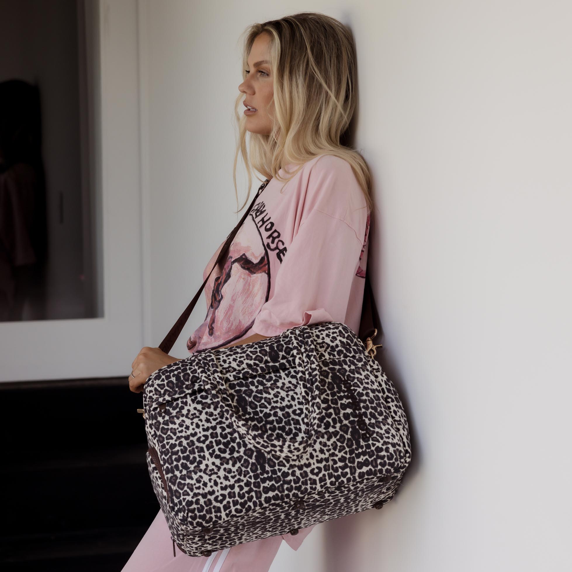 Everyday Puffy Duffel Bag - Leopard Bags