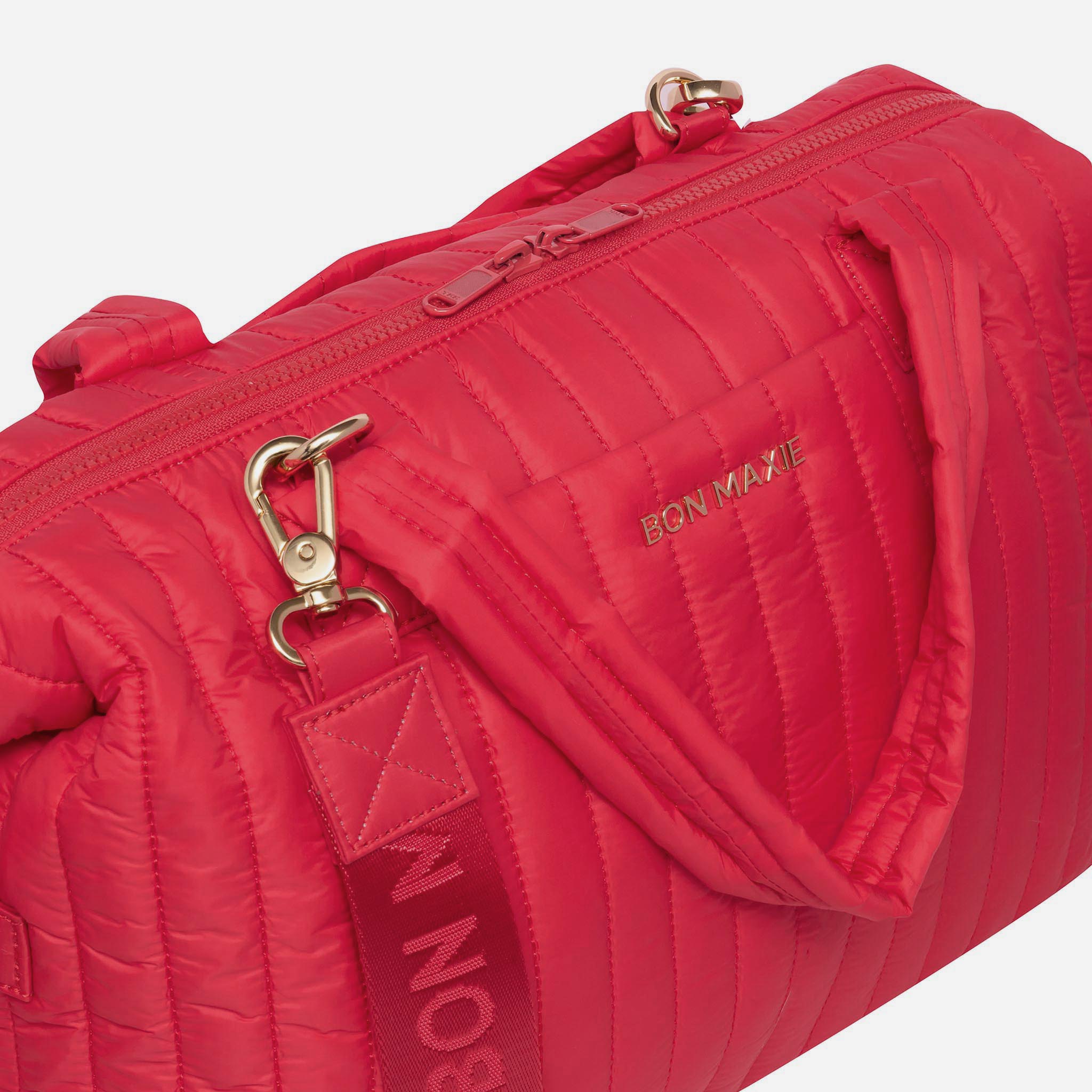 Large Puffy Pillow Crossbody Bag - Red Bags