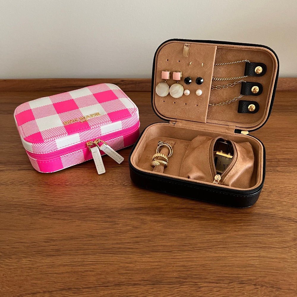 Travel Jewellery Case - Black Jewellery Box