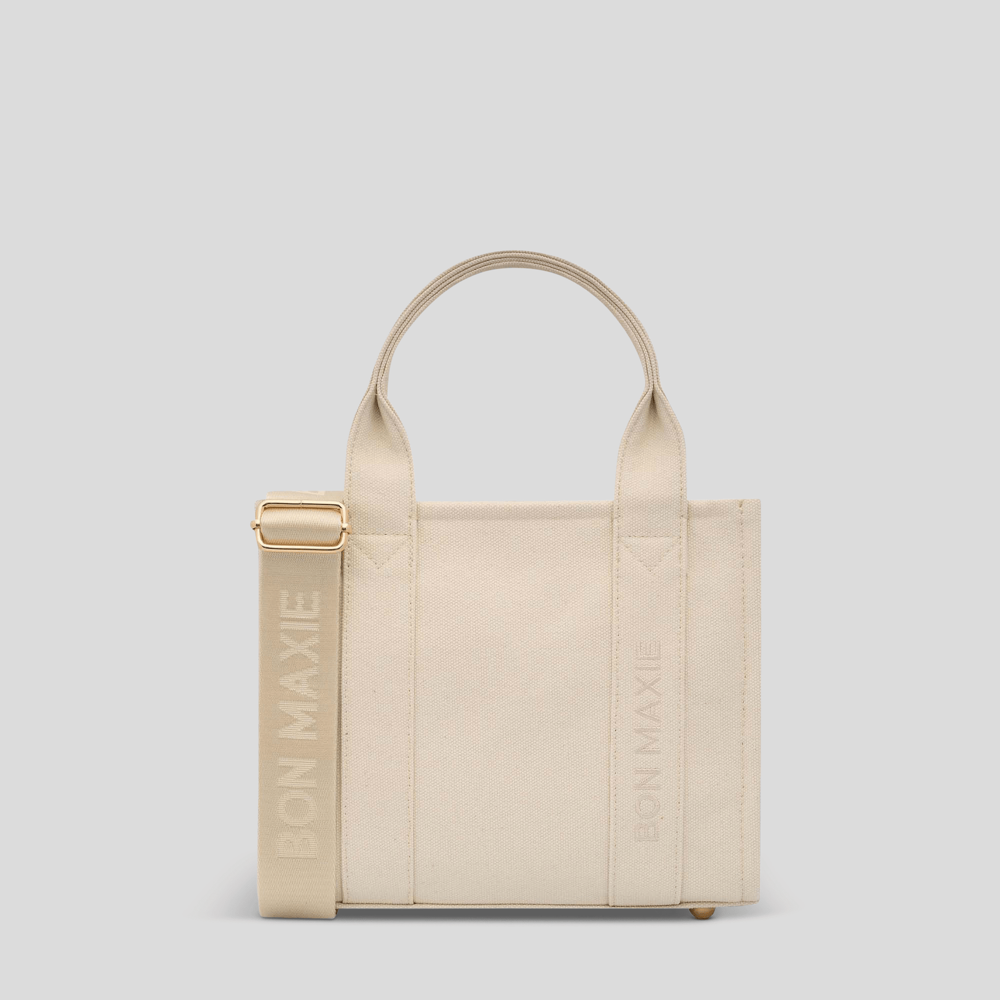 Micro Bon Vivant Structured Tote Bag - Natural Tote Bag