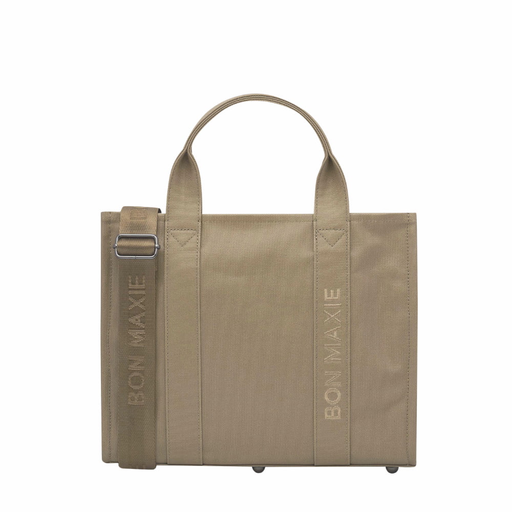 Mini Bon Vivant Structured Tote Bag - Latte Bags Gunmetal