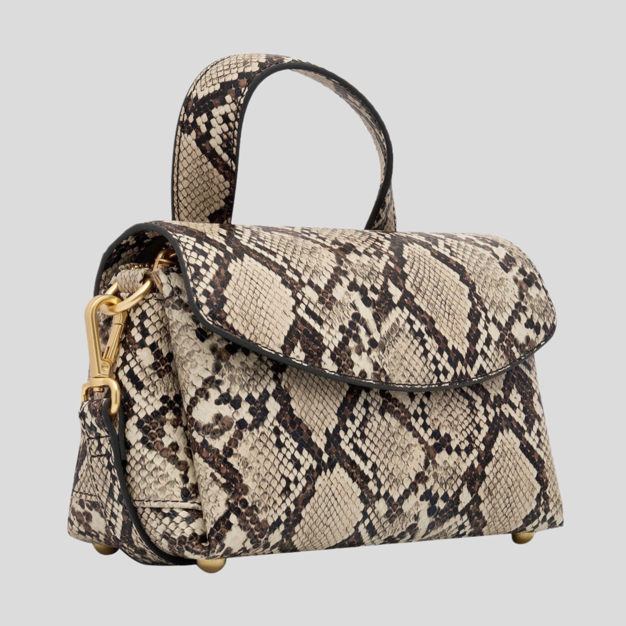 Mini Tryhard Top Handle Bag -- Snake