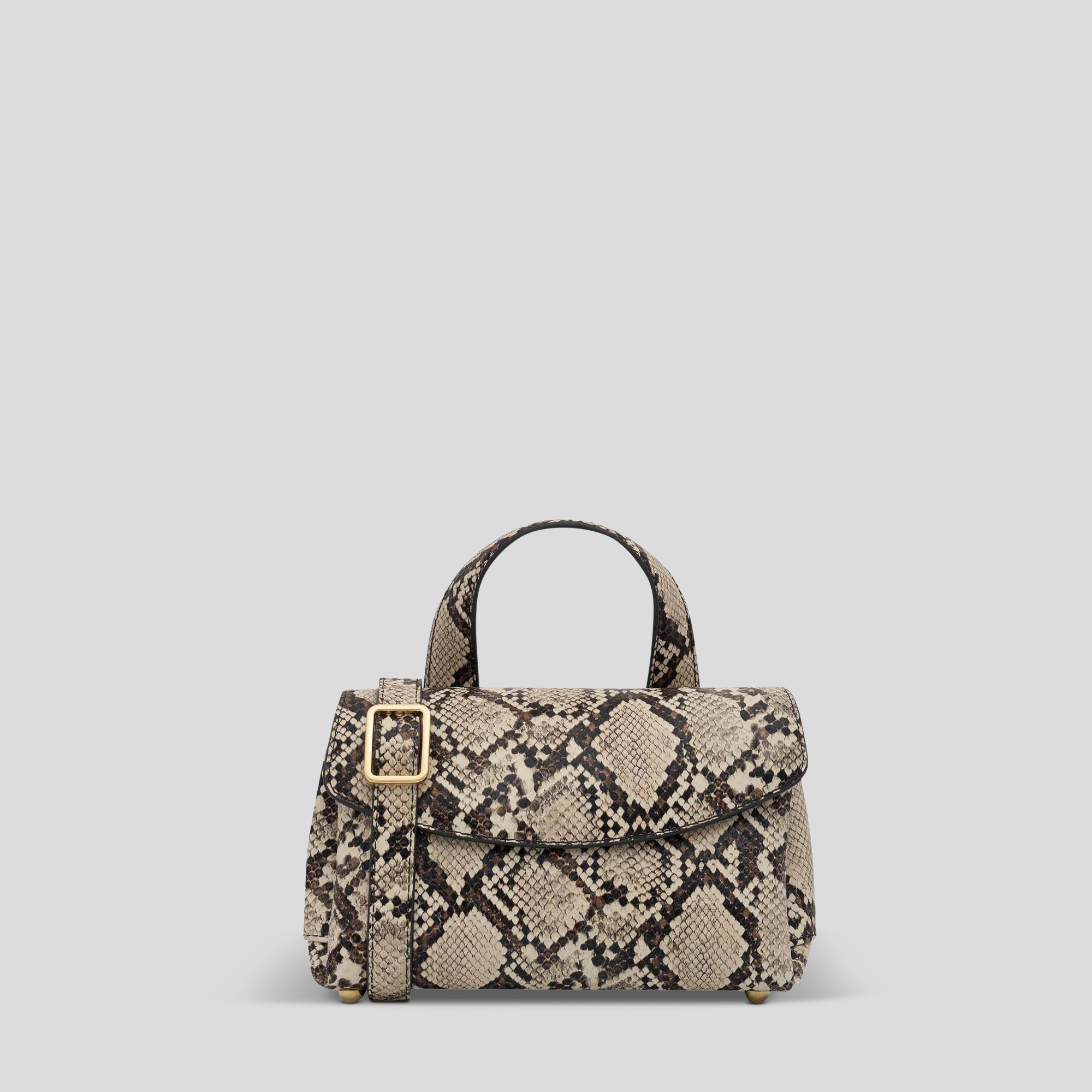 Mini Tryhard Leather Crossbody Bag -- Snake