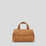 Mini Tryhard Leather Crossbody Bag -- Tan