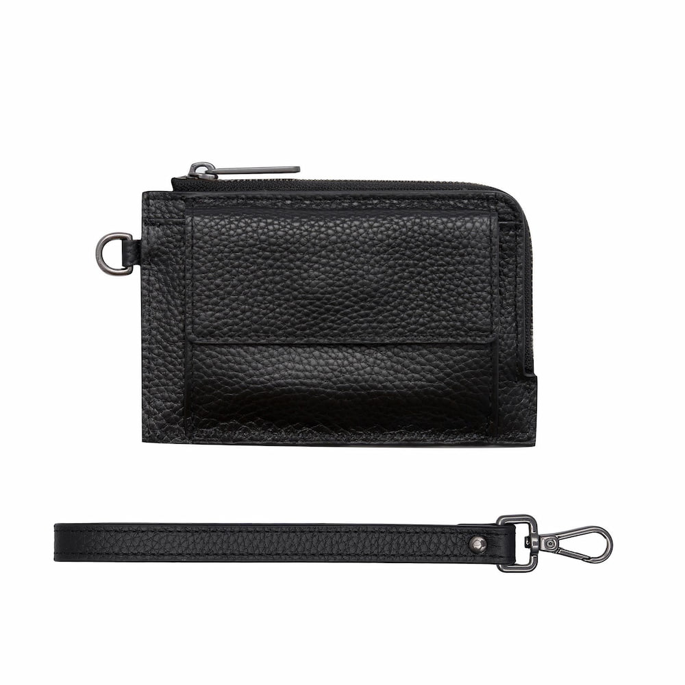 Everyday Mini Wallet - Black Wallets Brushed Gunmetal