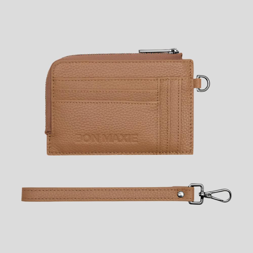 Everyday Mini Wallet - Tan Wallets Brushed Gunmetal