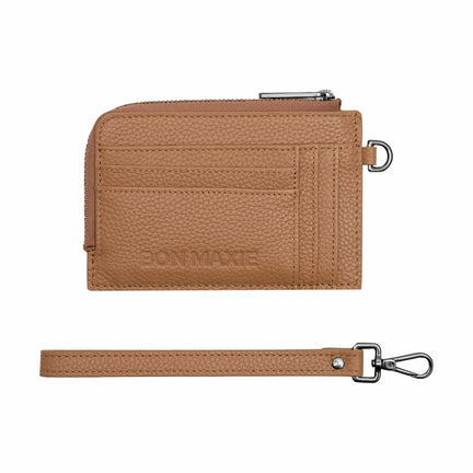 Everyday Mini Wallet - Tan Wallets Brushed Gunmetal