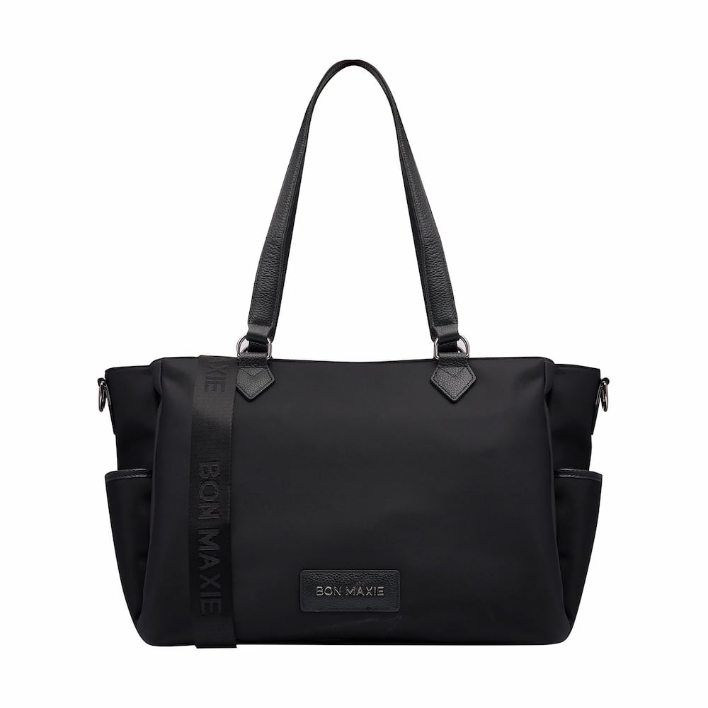 Nappy or Not Carryall Tote Bag - Black Nylon