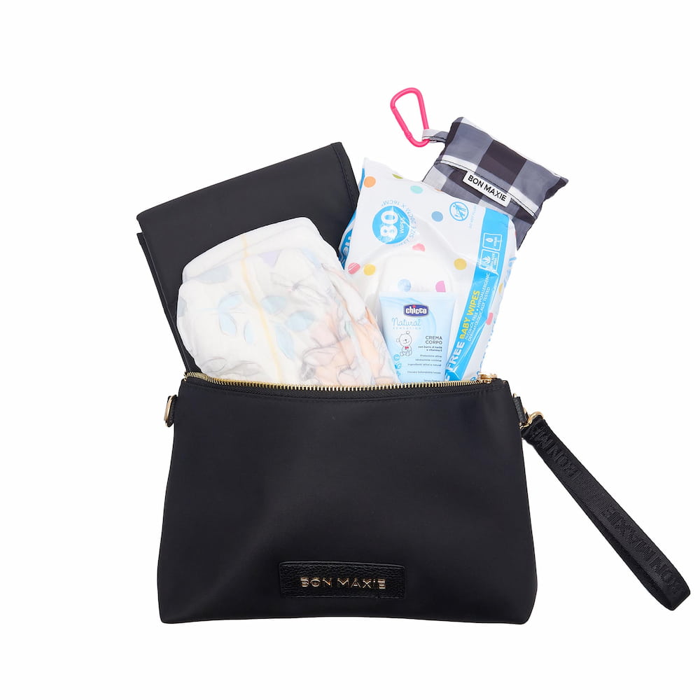 Nappy or Not Carryall Tote Bag - Black Nylon