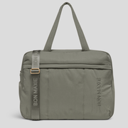 Large Weekender Nylon Duffel Bag -- Sage