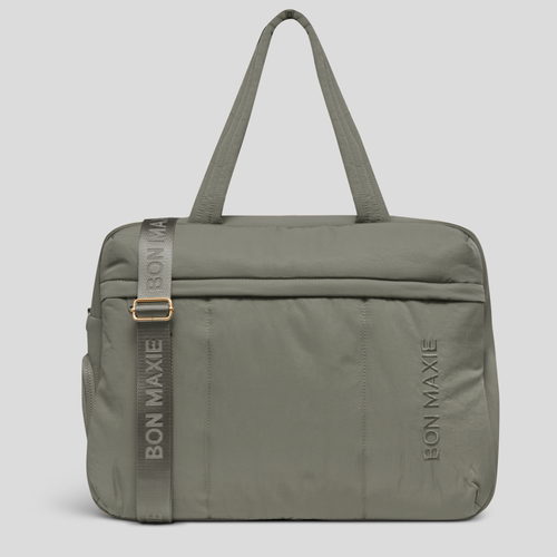 Large Weekender Nylon Duffel Bag -- Sage