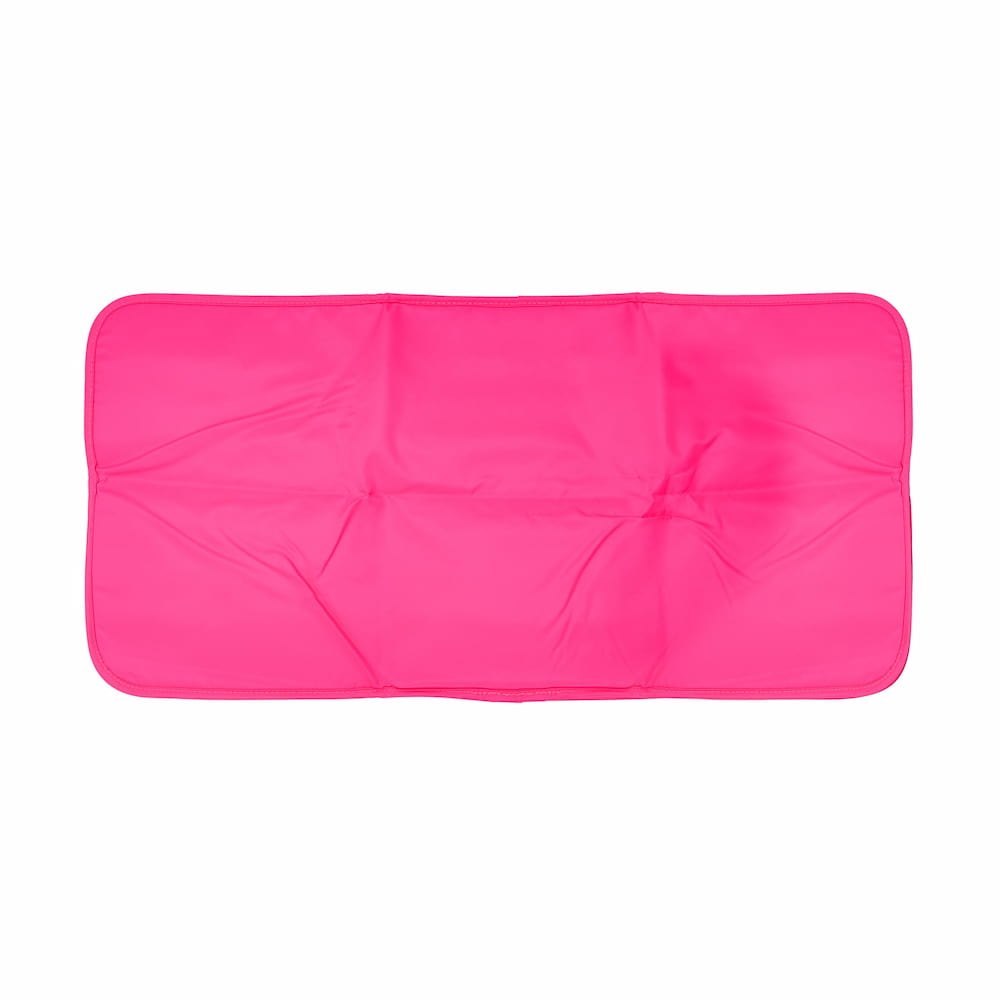 Portable Slimline Nappy Change Mat -- Neon Pink