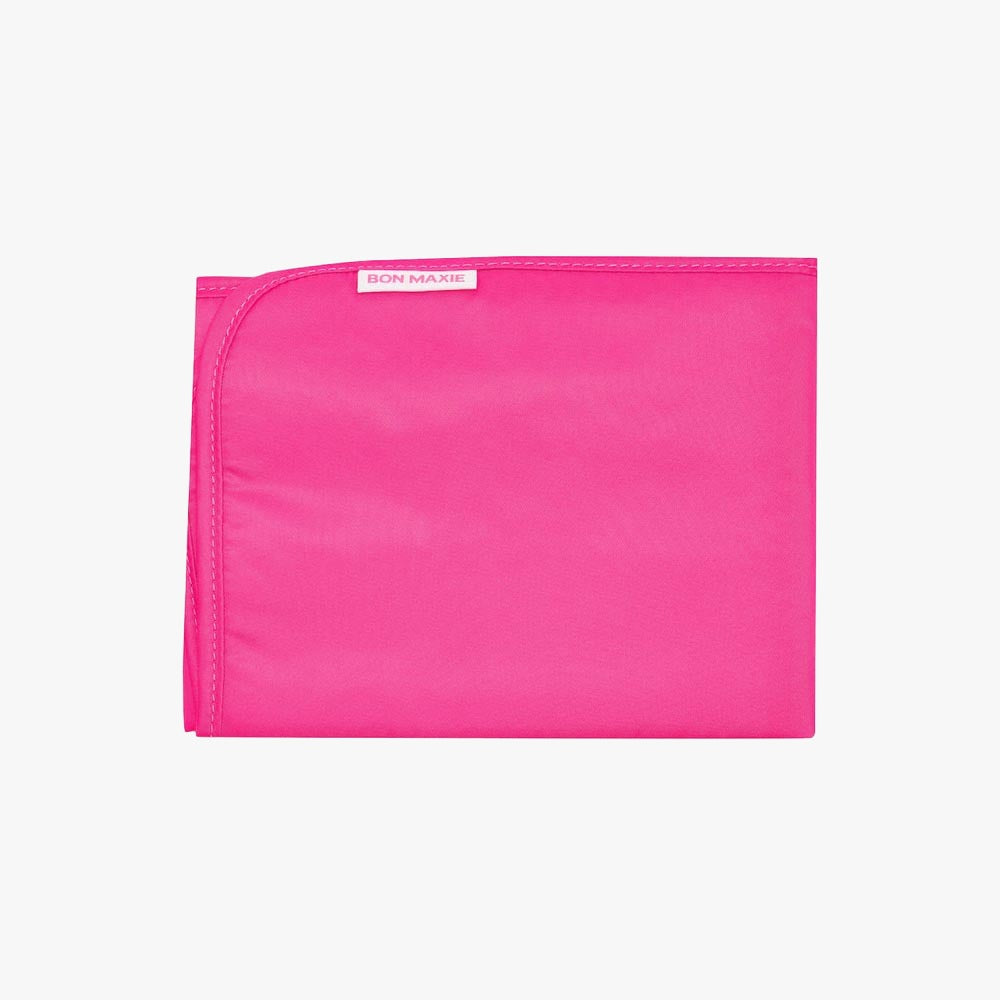 Portable Slimline Nappy Change Mat -- Neon Pink