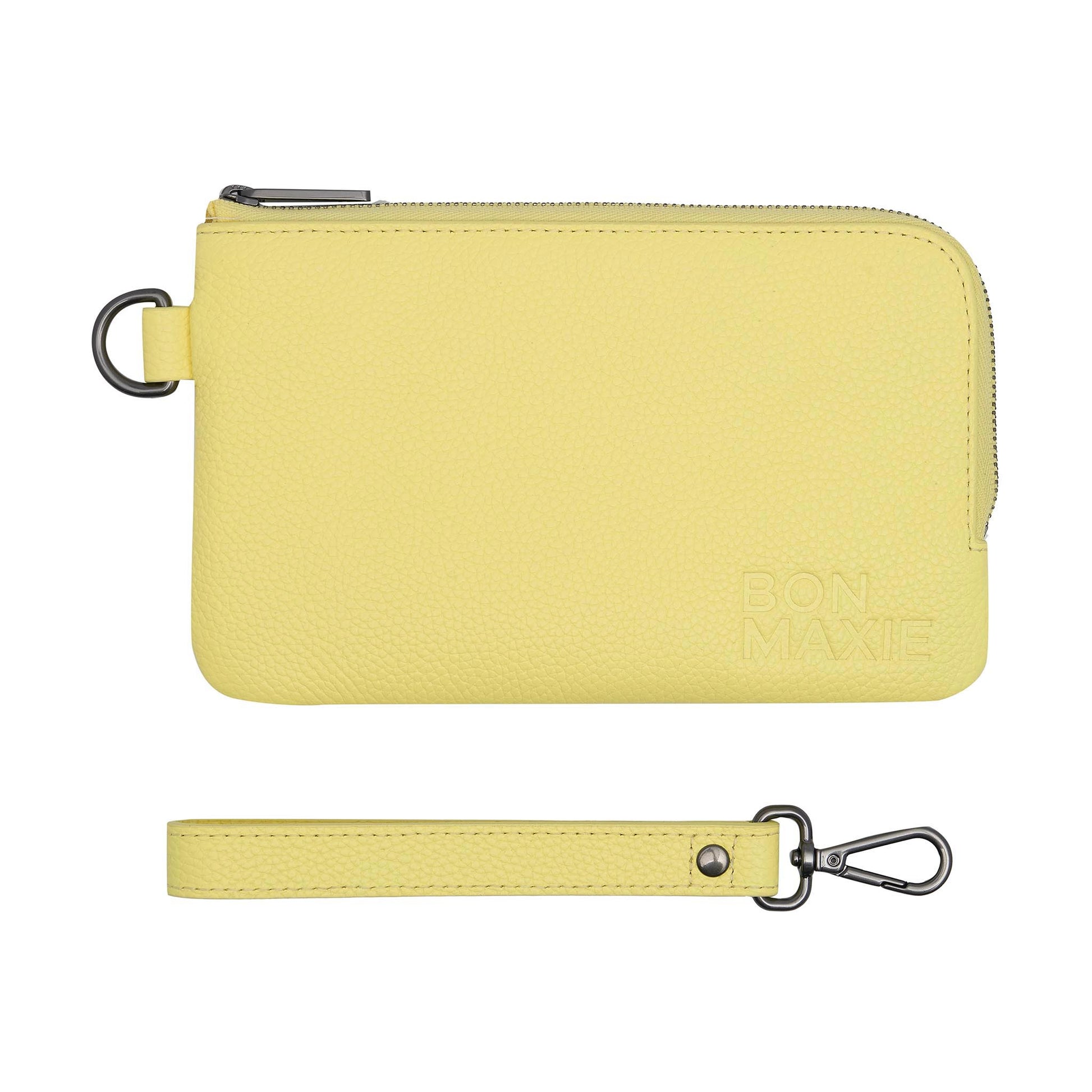 Phone Wallet Pouch - Lemon Wallets Brushed Gunmetal