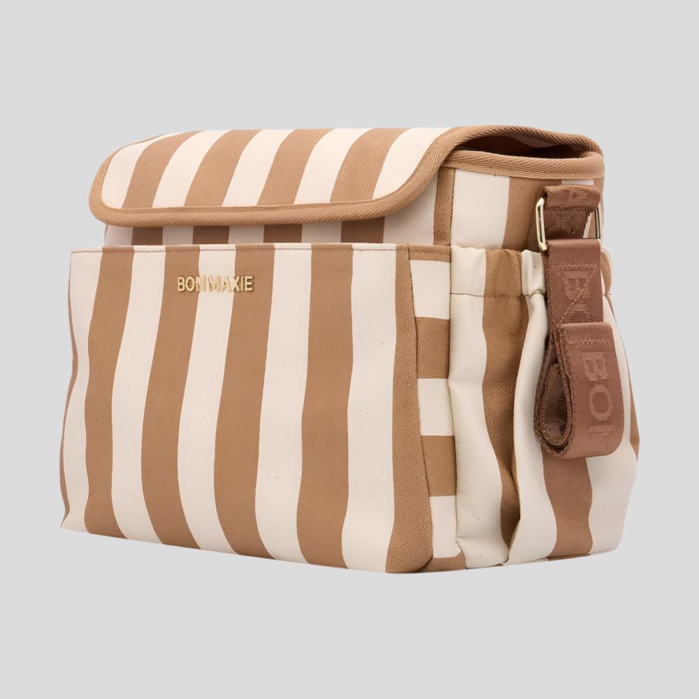 Carryall Pram Caddy - Tan Stripe Bags