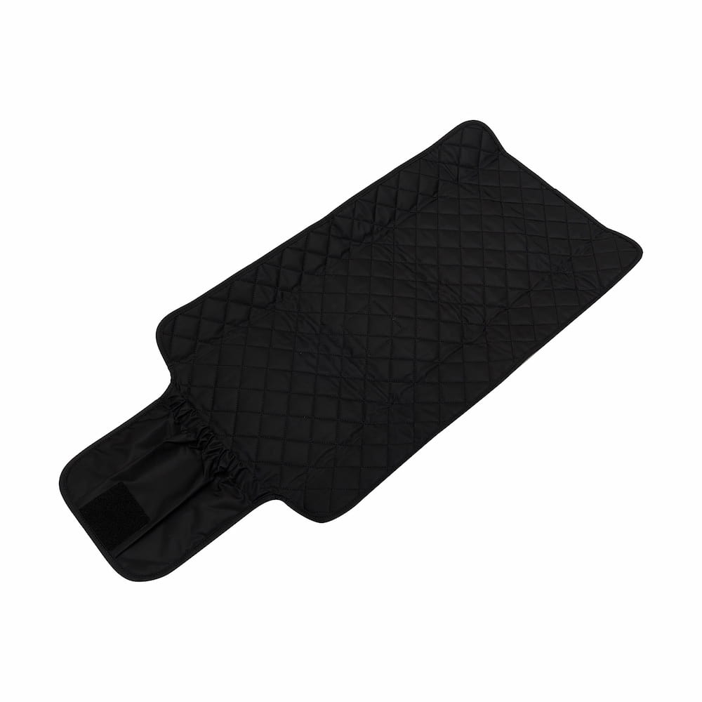 Quilted Change Mat Nappy Clutch - Black Baby Accessories BLACK QUILTED