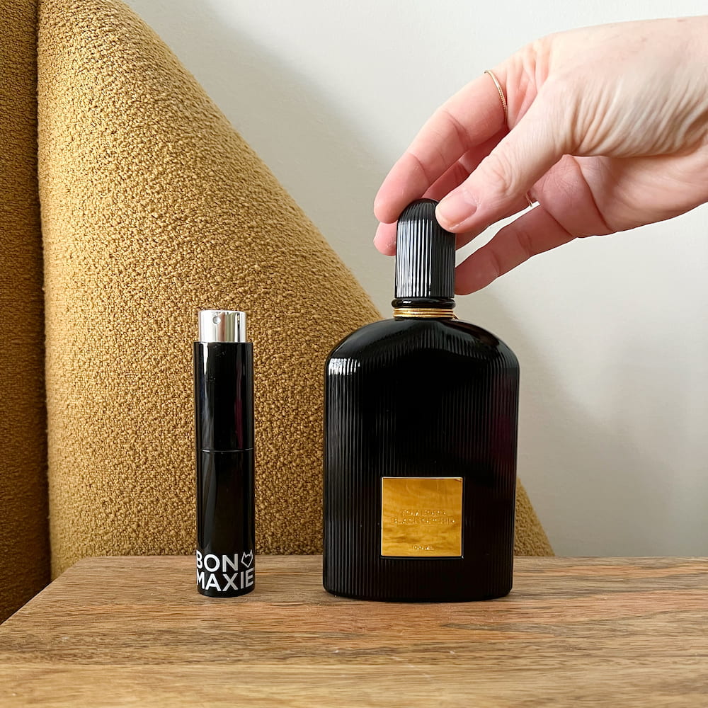 Refillable Perfume Atomiser - Black Perfume Atomiser