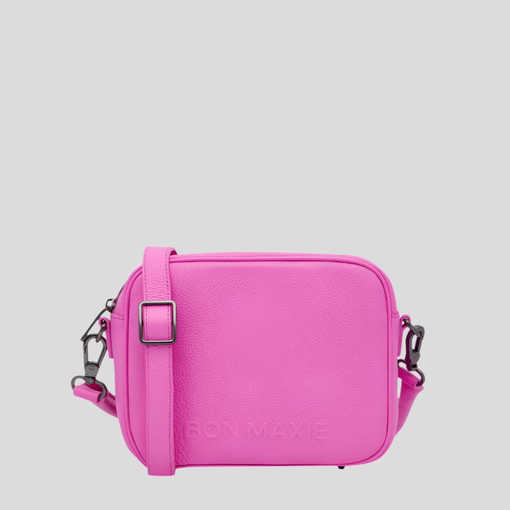 Sidekick Crossbody Bag - Fuchsia Bags Brushed Gunmetal