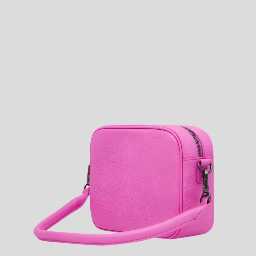 Sidekick Crossbody Bag - Fuchsia Bags Brushed Gunmetal