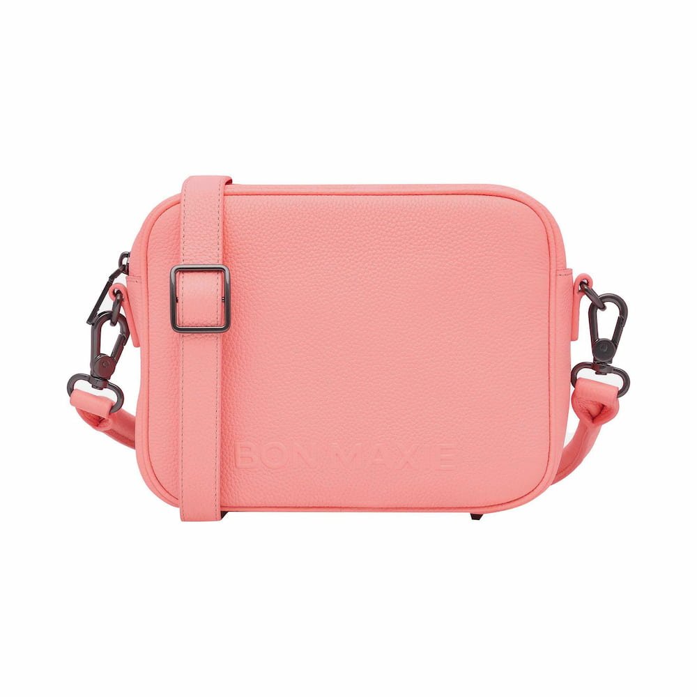 Sidekick Crossbody Bag - Electric Peach Bags Brushed Gunmetal