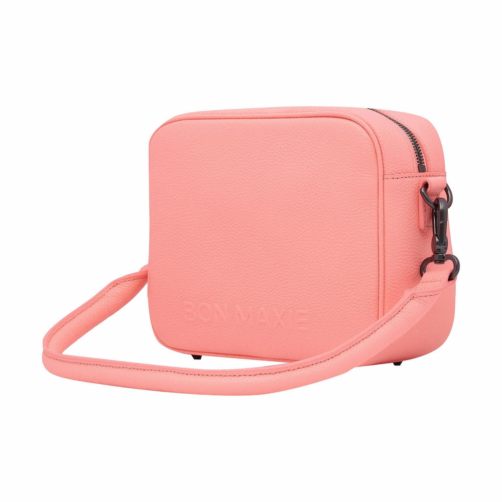 Sidekick Crossbody Bag - Electric Peach Bags Brushed Gunmetal