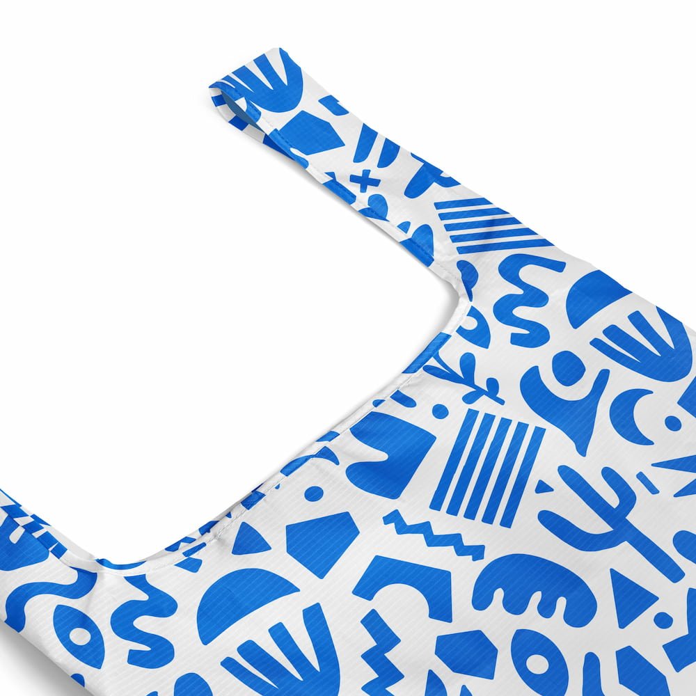 Reusable Shopping Bag - 2 Sizes - Blue Goddess Reusable Shopping Bags Mega