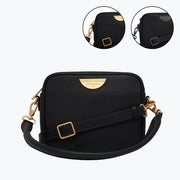 Classic Leather Sidekick Crossbody Bag - Black Bags Brushed Gold