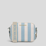 Sidekick Crossbody Bag - Blue Stripe Bags Gold